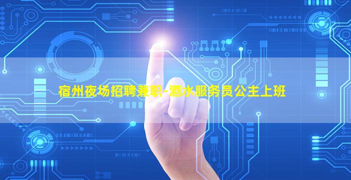 宿州夜场招聘兼职-酒水服务员公主上班